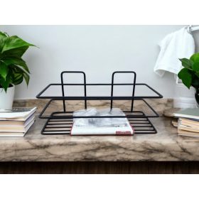 Fürdőszobai polc fekete