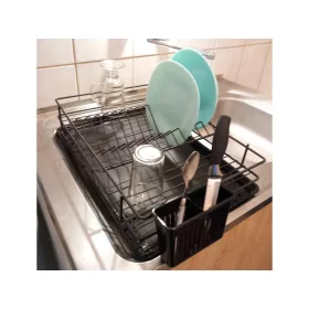 Edényszárító tálca fekete