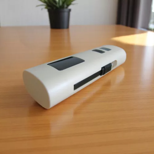 Bicikli lámpa és powerbank fehér