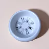 Macska etető tál 18 cm-es, 400 ml ─ Cica tappancs mintával