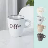 Kávésbögre 'Coffee' felirattal - 220 ml, szürke színben