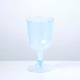 Parti boros pohár 4db, műanyag, 160ml - kék színben