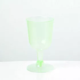 Parti boros pohár 4db, műanyag, 160ml - zöld színben
