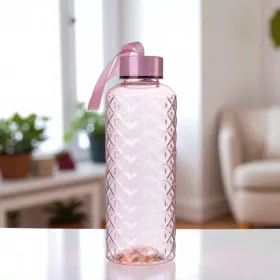   Excellent Houseware díszes kulacs 500ml - rózsaszín színben