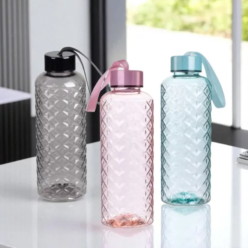 Excellent Houseware díszes kulacs 500ml - rózsaszín színben