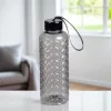 Excellent Houseware díszes kulacs 500ml - fekete színben