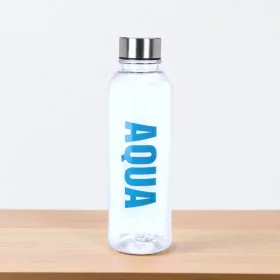   Excellent Houseware feliratos 'Aqua' kulacs 500ml - kék színben