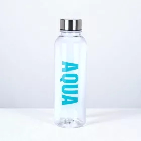   Excellent Houseware feliratos 'Aqua' kulacs 500ml - kékeszöld színben