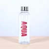 Excellent Houseware feliratos 'Aqua' kulacs 500ml - piros színben