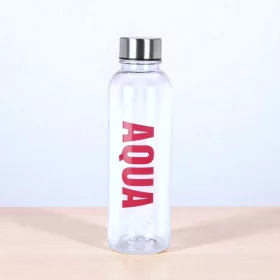   Excellent Houseware feliratos 'Aqua' kulacs 500ml - piros színben