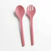 Excellent Houseware Salátás tálaló kanál szett 2db-os - korall rózsaszín