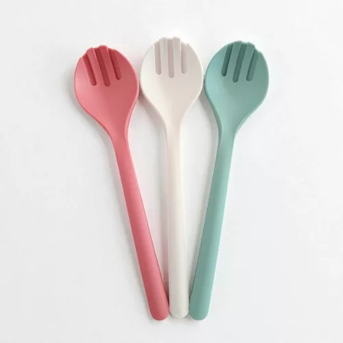 Excellent Houseware Salátás tálaló kanál szett 2db-os - korall rózsaszín