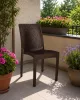 BAREL rattan szék barna 87x44x44 cm