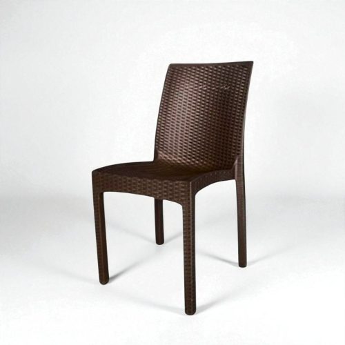 BAREL rattan szék - barna színben