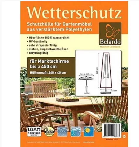 Kertinapernyő-huzat 260*40 cm (max. 450 cm átmérőre)