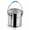 Ételhordó badella 17L 28*28cm szimplafalú