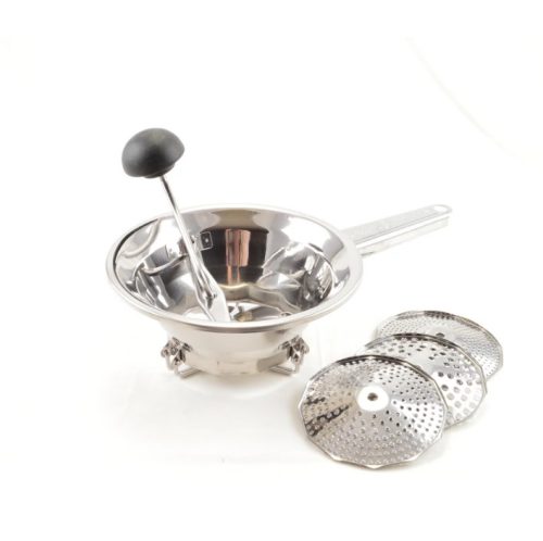 Hal- és paradicsompasszírozó 20 cm 3 betétes EMANUEL rozsdamentes