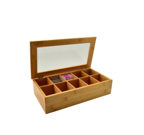 Teafilter tartó 10 rekeszes  20*36 cm Perfect Home