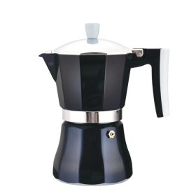   Kotyogós kávéfőző 6 személyes alumínium indukciós Azzurro sötétkék Perfect Home