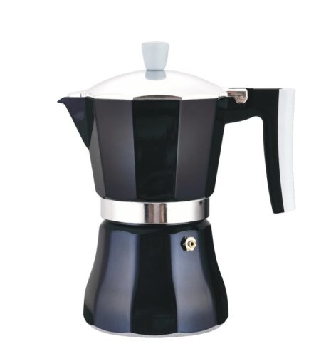 Kotyogós kávéfőző 6 személyes alumínium indukciós Azzurro sötétkék Perfect Home