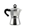 Kotyogós Kávéfőző 3 személyes fényes alumínium Perfect Home