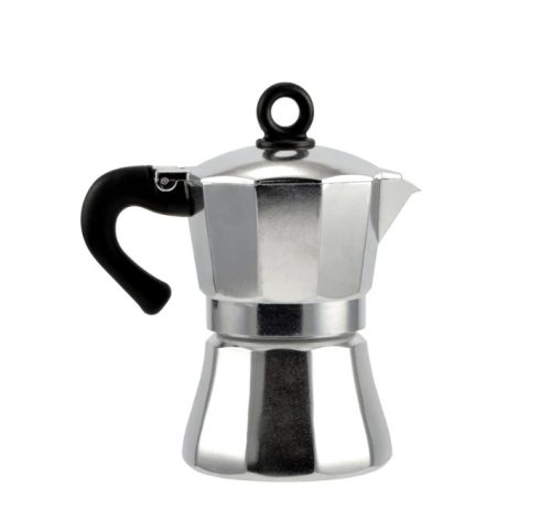 Kotyogós Kávéfőző 3 személyes fényes alumínium Perfect Home