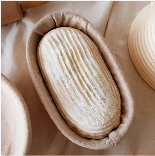 Szakajtó / kenyér kelesztőtál ovális 35*14*7 cm rattan Perfect Home