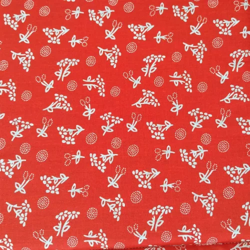 Konyhai pufi ülőpárna 38x38x4 cm piros színben