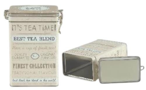 229b513b Fém teás doboz szögletes