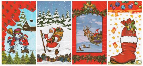 Mikulás tasak 175x350 100db-os