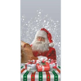 Átlátszó mikulás tasak, ajándékdobozos 100db