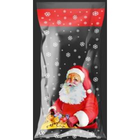 Átlátszó mikulás tasak 100db/cs