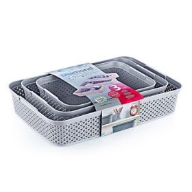   Három részes rendszerező szett, tároló rekesz 24x35,5x7,5cm