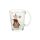 Cerve porcelán bögre WINTER FRIENDS karácsonyi 31 cl