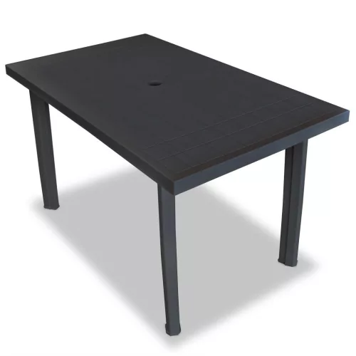 Faretto kerti asztal antracit 100x70 cm