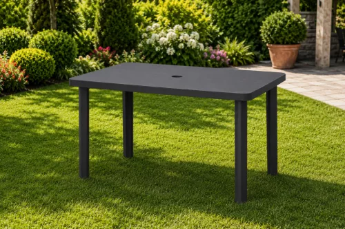 Faretto kerti asztal antracit 100x70 cm