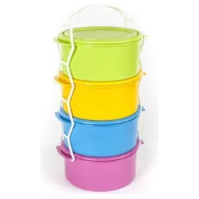 Royal színes ételhordó 4 részes 2 személyes, 1,5 L