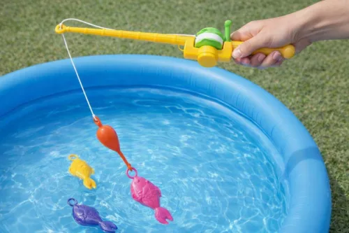 Játék műanyag horgászbot 50x15x15 cm