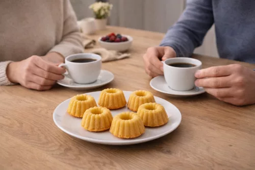 Culinaria Red mini kuglof szilikon forma 6 db-os
