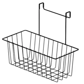  Ajtóra akasztható tároló kosár 28X12,5X25 cm