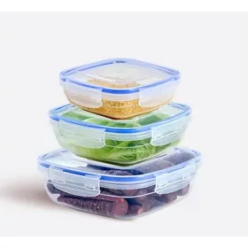 DÜNYA Ételtároló 3 db-os szett patentzáras