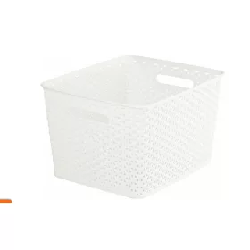 Kosár rattan hatású 18 L 35,5x30x22 cm