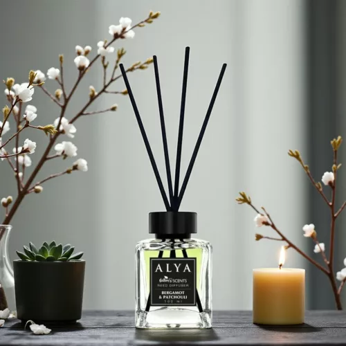 ALYA Nature's Scents Pálcás Aroma Diffúzor - Bergamot és Pacsuli