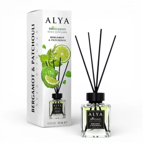ALYA Nature's Scents Pálcás Aroma Diffúzor - Bergamot és Pacsuli