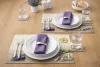 BANQUET tányéralátét levendulás 12 db-os szett 43x28 cm