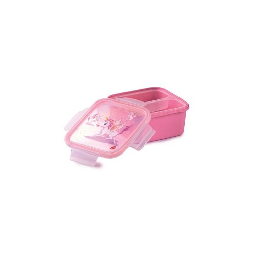 Snips LUNCHBOX LOCK PP UNICORN uzsonnás doboz 15x15x7,5 cm 0,8 liter