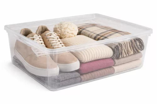 Fedeles doboz átlátszó 39x26x13,5 cm