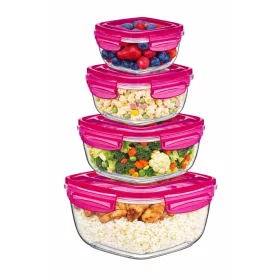 DÜNYA Ételtartó szögeletes 4 db-os szett