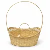 Csemegekosár natur bambusz 