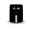 GOURMETMAXX Forrólevegős fritőz Airfryer mechanikus matt fekete 4 L 1400W
